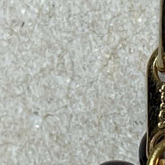 Sarah Coventry Silver Amethyst Beads with Gold Tone Beads 26" 1970's - Picture 6 of 7